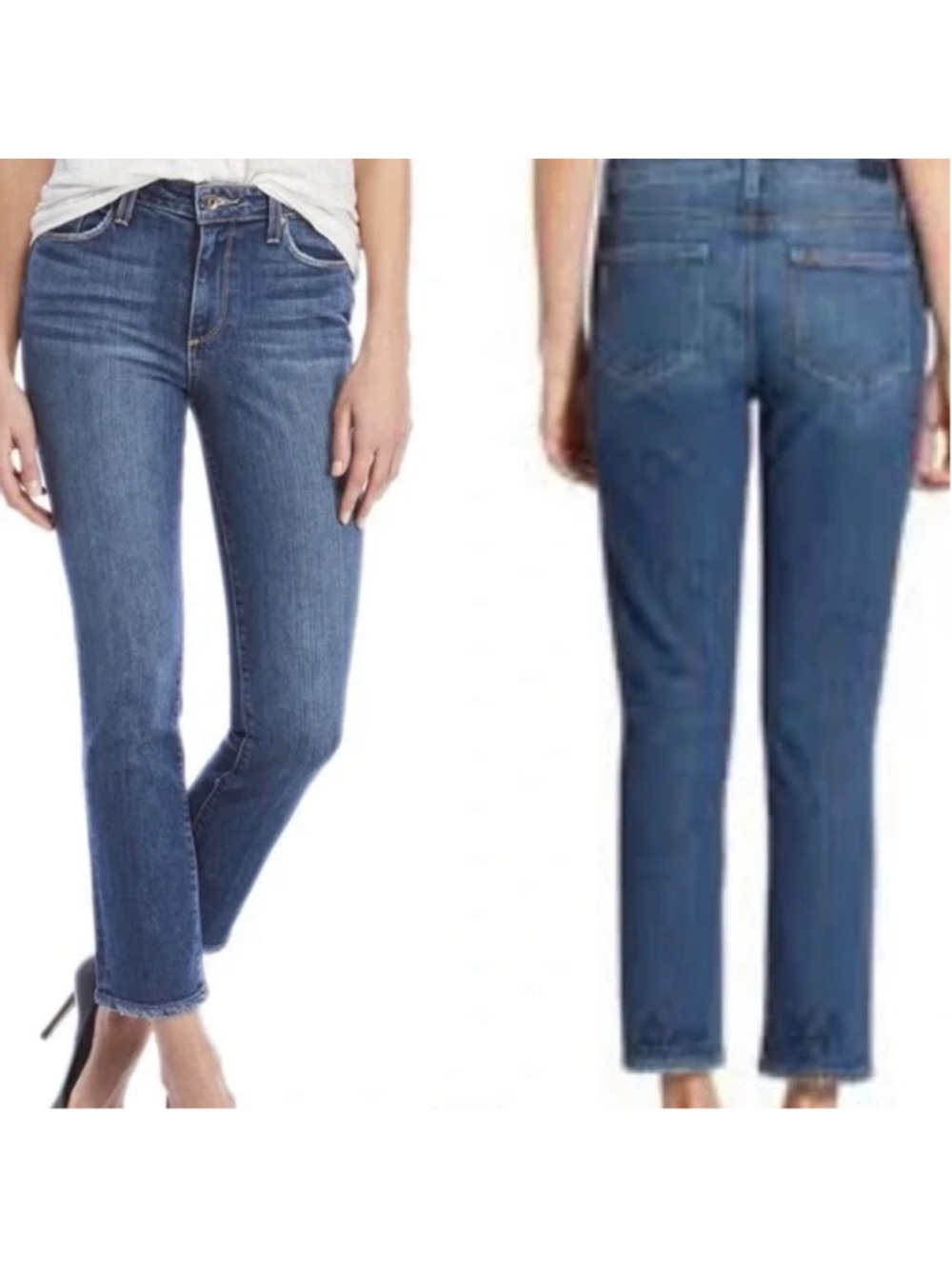 Paige Denim Jacqueline High Rise Good life Crop jeans (Size 23)